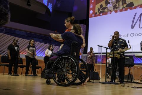 people dancing