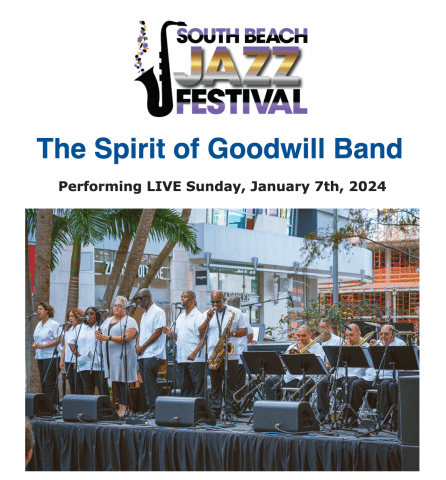 The Spirit of Goodwill Jazz Festival of Miami flyer
